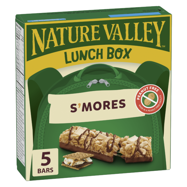 Nature Valley Lunchbox Granola Bars. S'mores. Kids Snacks. 5 ct. 130 g